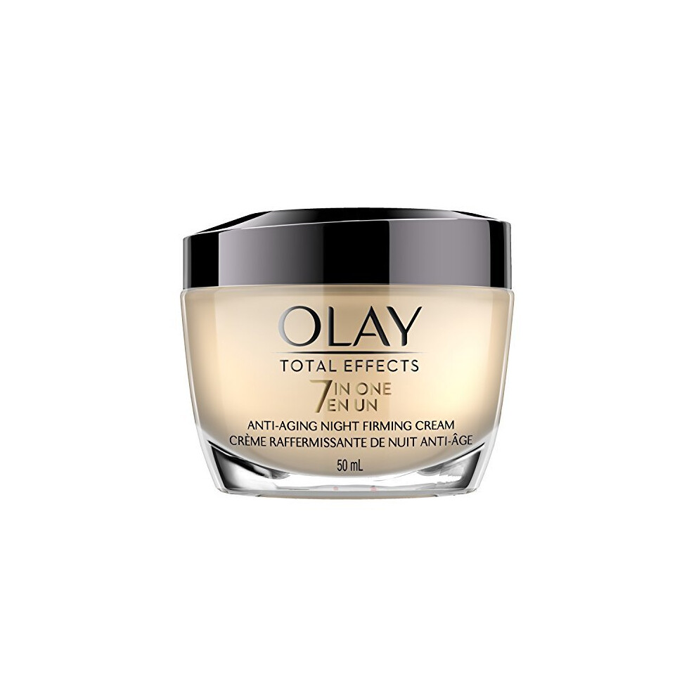 Olay Total Effects Anti-Aging Night Firming Cream & Face Moisturizer, 1.7 Fluid Ounce