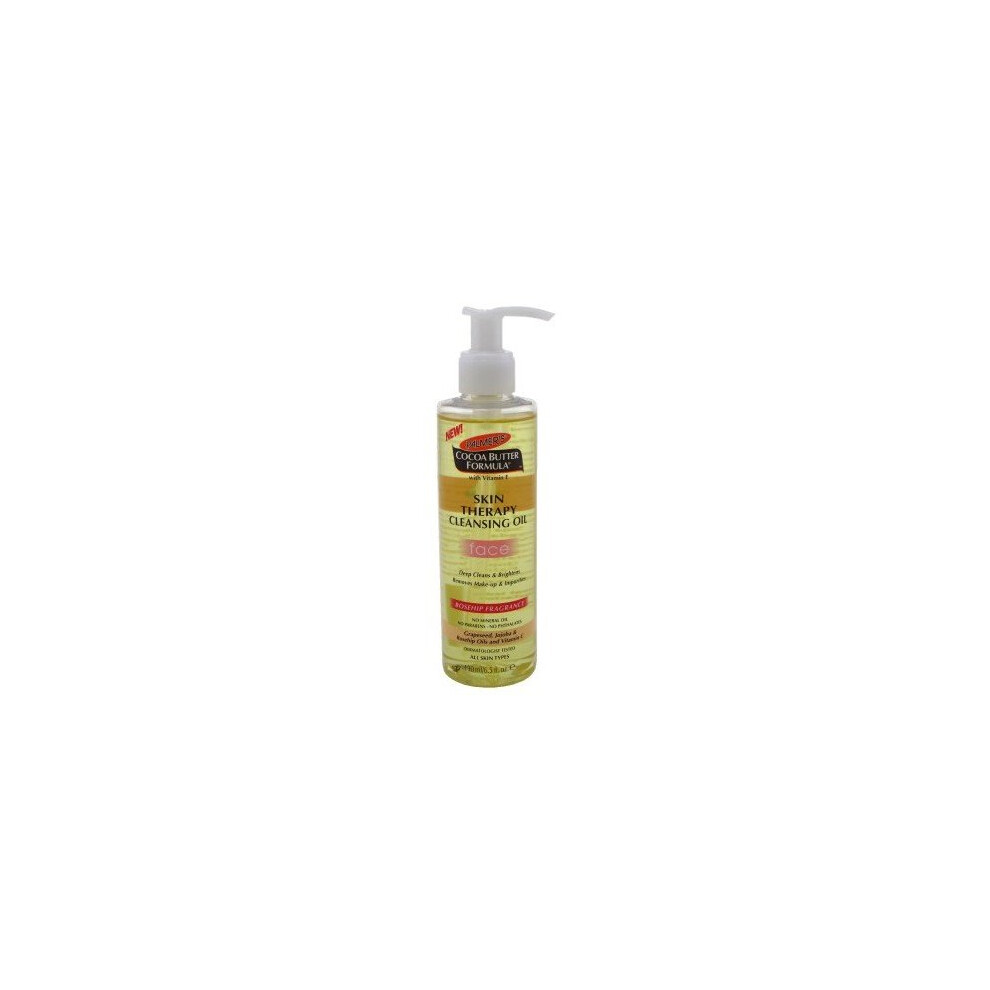 Palmers Cocoa Butter Skin Therapy Cleansing Oil, Face, Rosehip Fragrance, 6.5oz Pump