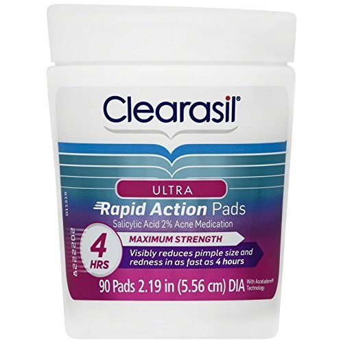 Clearasil Clearasil Ultra Rapid Action Pads - 0.46 oz - 90 ct