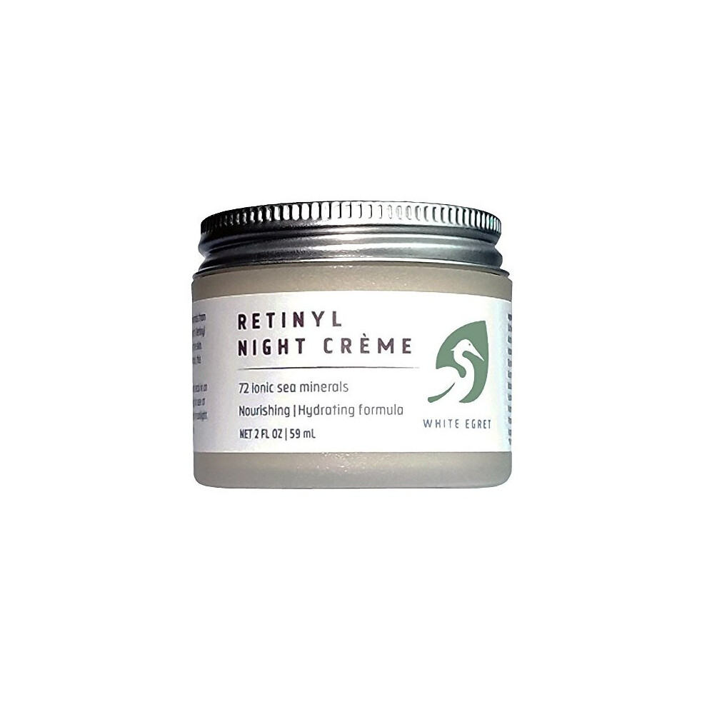 White Egret Retinol Night Cream, 2 Ounce