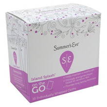 Summers Eve Cleansing Cloths 16 Count Island Splash (2 Pack)