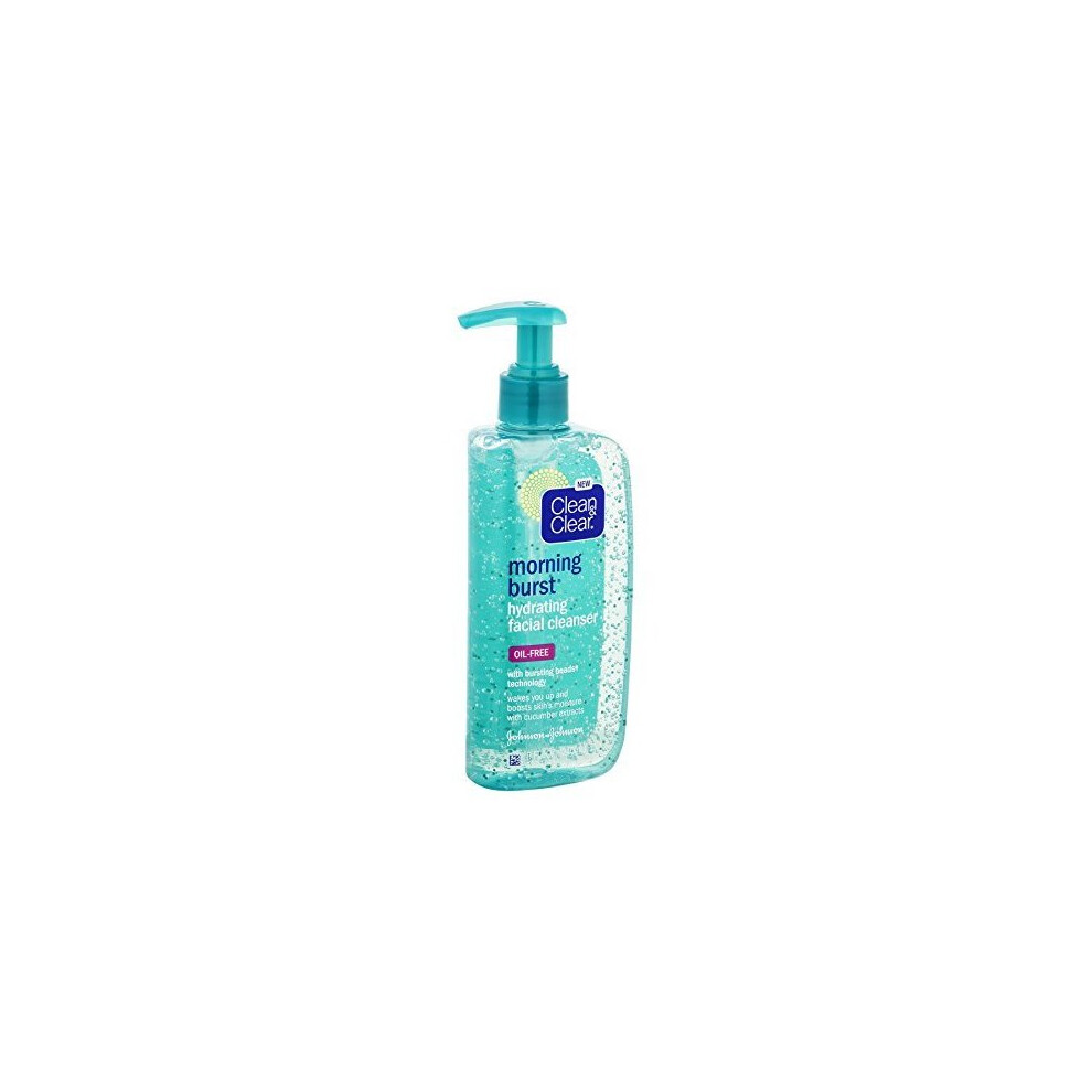 Clean & Clear Morning Burst Oil-Free Hydrating Facial Cleanser, 8 Oz (Pack Of 6)