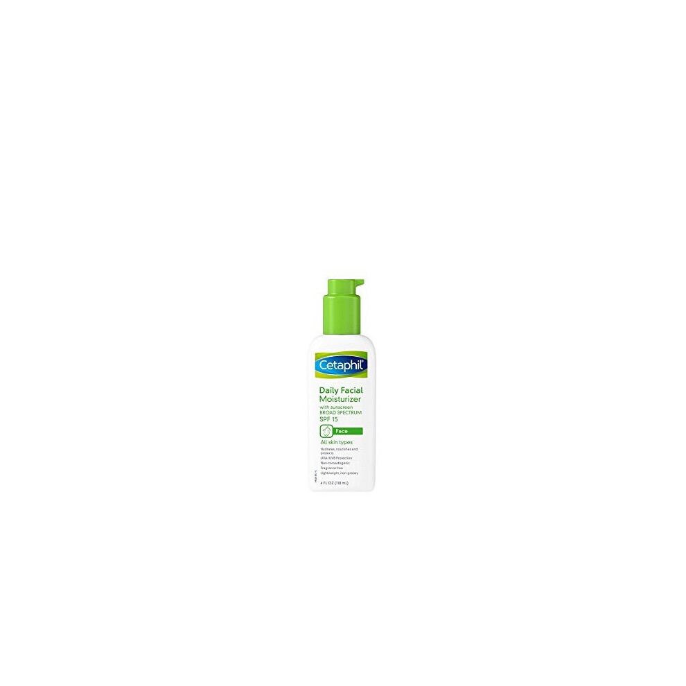 Cetaphil Fragrance Free Daily Facial Moisturizer, SPF 15, 4 Ounce