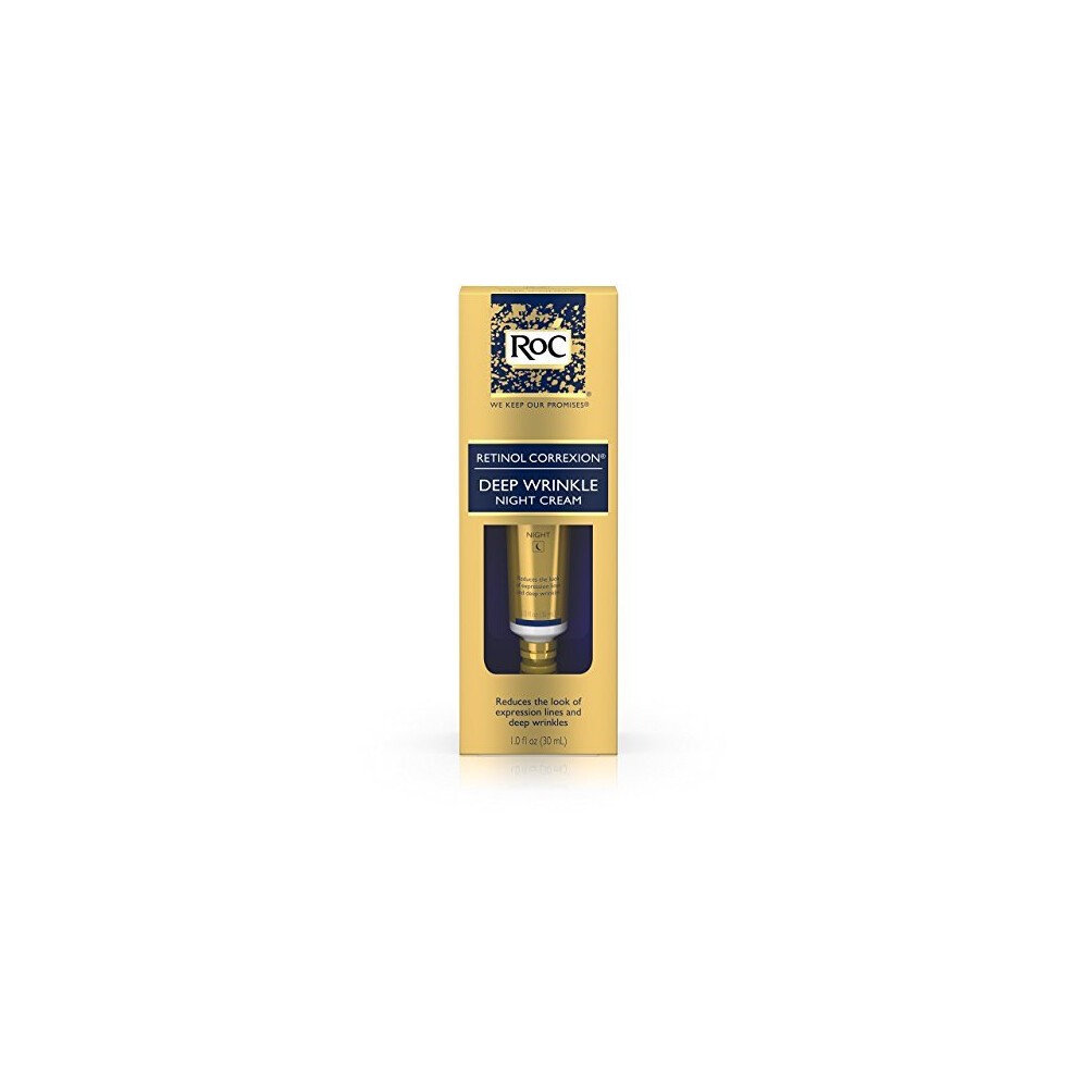 RoC Retinol Correxion Deep Wrinkle Night Cream, 1-Ounce