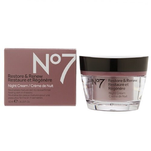 Boots No7 No7 Restore and Renew Night Cream - 1.6 oz by Boots