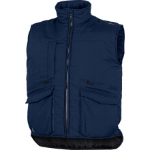 (M) Delta Plus Sierra 2 Navy Blue Padded Bodywarmer Gilet Work Vest Jacket Coat
