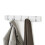 Direct Online Houseware 5pc Concealed Coat Hook Board | White Folding Hook Rack 4
