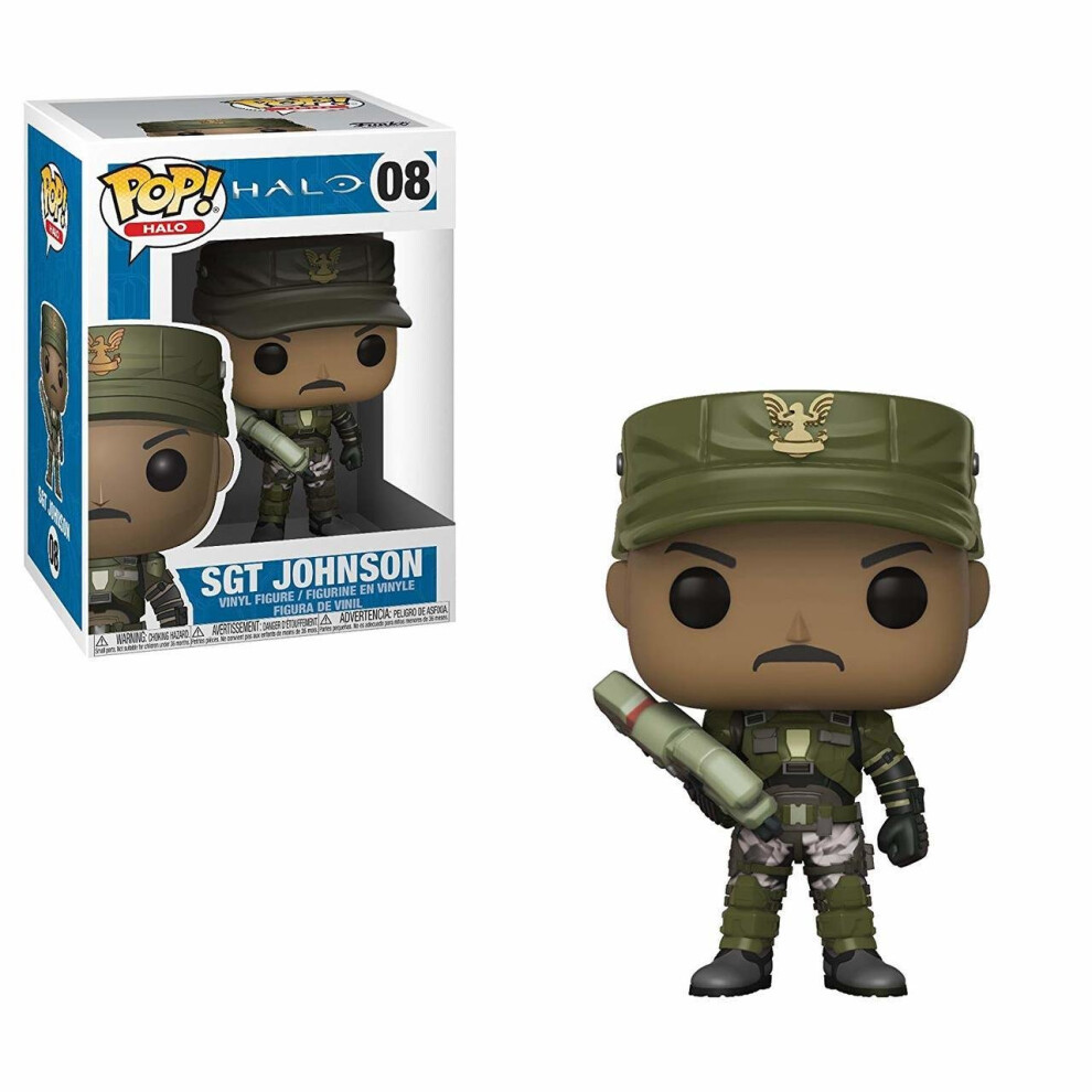 Funko Pop Games Halo Sgt. Johnson-image-OPC-PJVRXC-NEW
