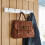 Direct Online Houseware 5pc Concealed Coat Hook Board | White Folding Hook Rack 3