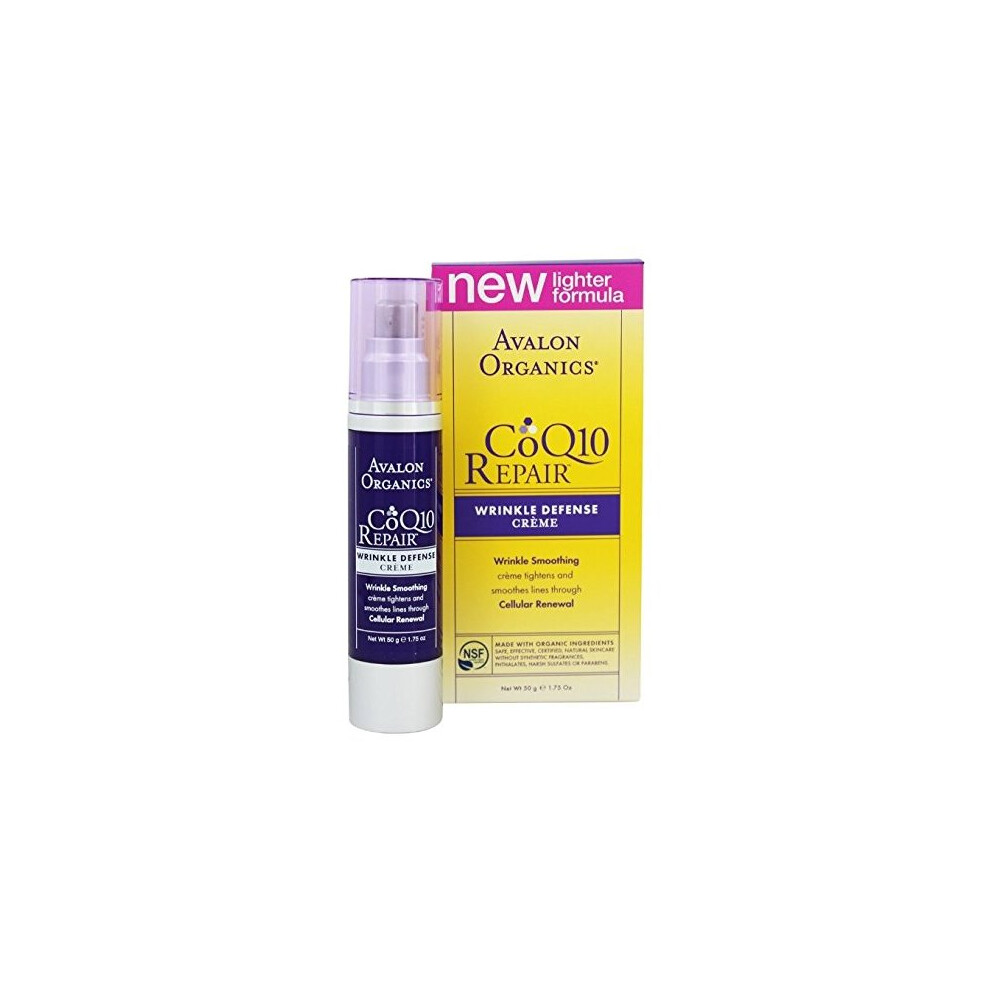 Avalon Active Organics Coq10 Wrinkle Defense Crm 1.75 Oz