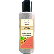 Khadi Apricot Face Scrub - Dead Skin Remover amp; Revitalises Skin Health - 200 Ml