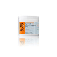 Nip + Fab Glycolic Acid Fix Tgliche Reinigungspads fr das Gesicht mit Hyaluronsure, Hamamelis, Peeling, Oberflchenerneuerung, AHA-Gesichtsreinige