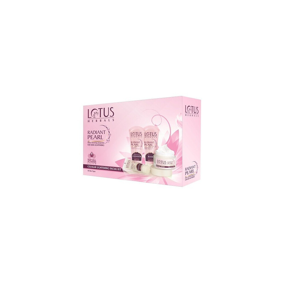 Lotus Herbals Radiant Pearl Cellular Lightening Facial Kit