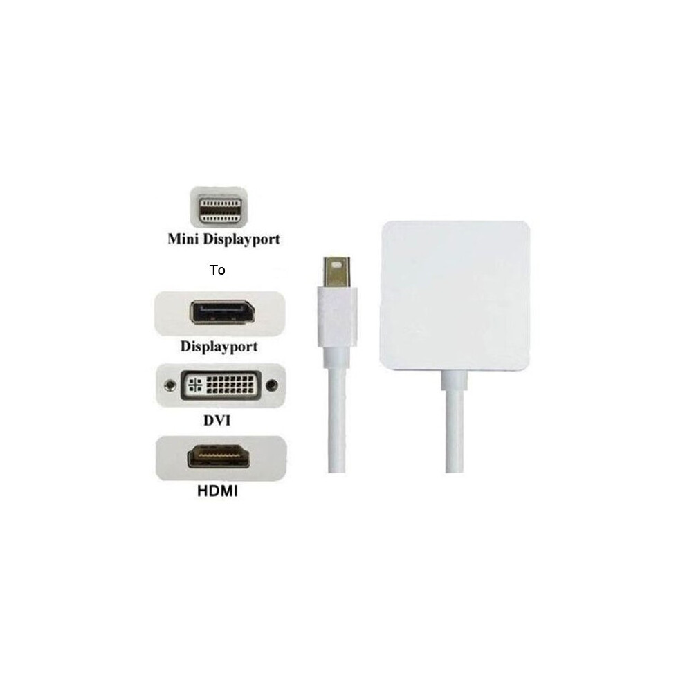 Fdl 0.2M Mini Displayport To Display Port, Hdmi & Dvi Adaptor 5055309620294