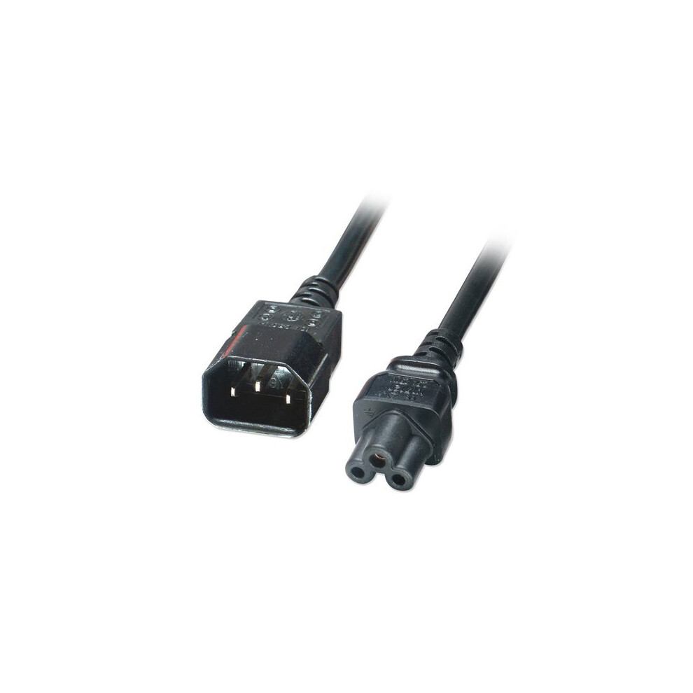 Fdl 2M Iec C14 To C5 (Clover Leaf) Power Cable 5055309619601
