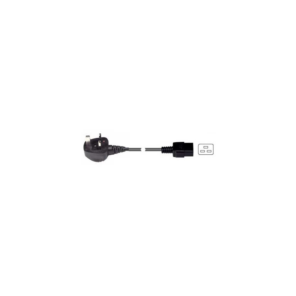Fdl 2M Uk Mains Plug To Iec C19 Socket Power Cable 5055309603280