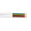 FDL 6 CORE FLAT MODULAR TELEPHONE CABLE - 100M / WHITE 1