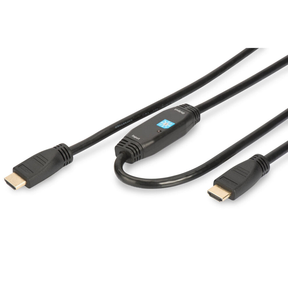 Digitus Hdmi High Speed Connection Cable. Type A. W/ Amp. 4016032295808