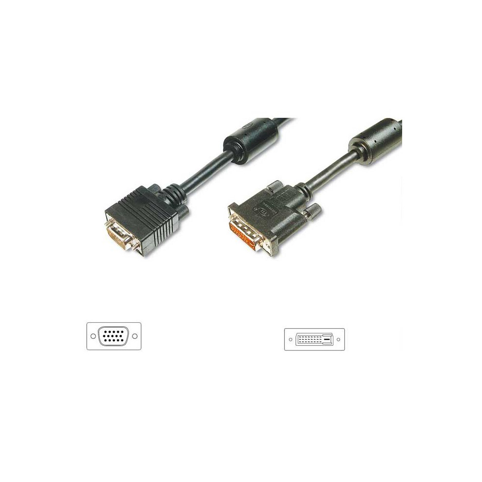 Fdl 2M Dvi Male To Svga 15 Pin Hdd Male Cable 5055309602580