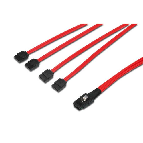 FDL 0.5M SAS 36 PIN CONNECTOR TO 4 X SATA CABLE