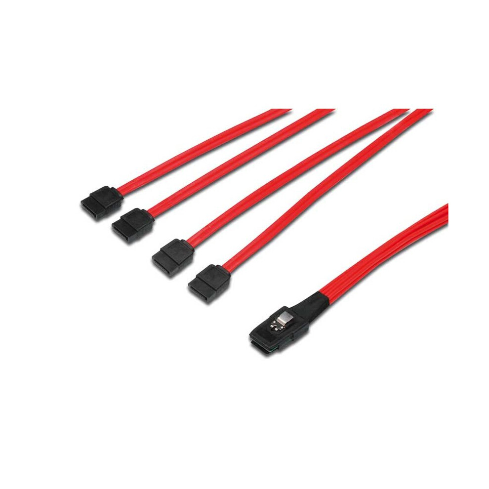 Fdl 0.5M Sas 36 Pin Connector To 4 X Sata Cable 5055309617416