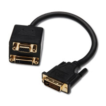 FDL 0.2M DVI-I M (24+5) TO DVI & SVGA SPLITTER CABLE