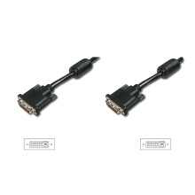 Digitus DVI connection cable. DVI(24+1). 2x ferrit
