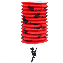 TRIXES Pop Up Red Witch Barrel Lamp Halloween Party Decoration Lantern