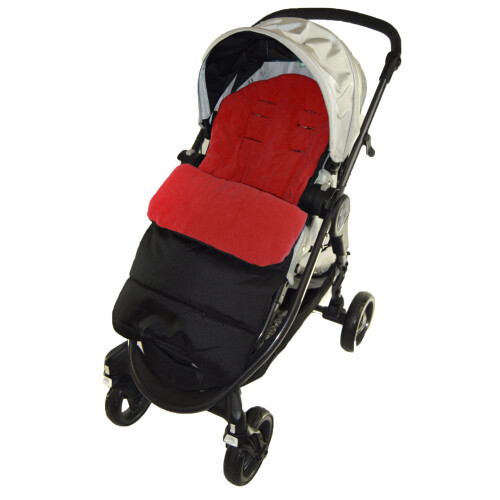 Footmuff Cosy Toes Compatible with Graco Evo Pushchair Fire Red