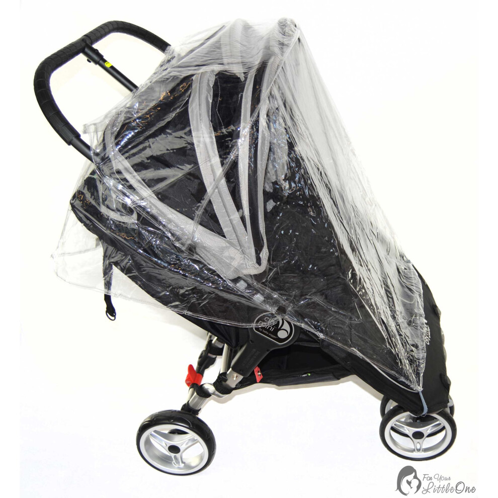 Britax b agile double cheap rain cover