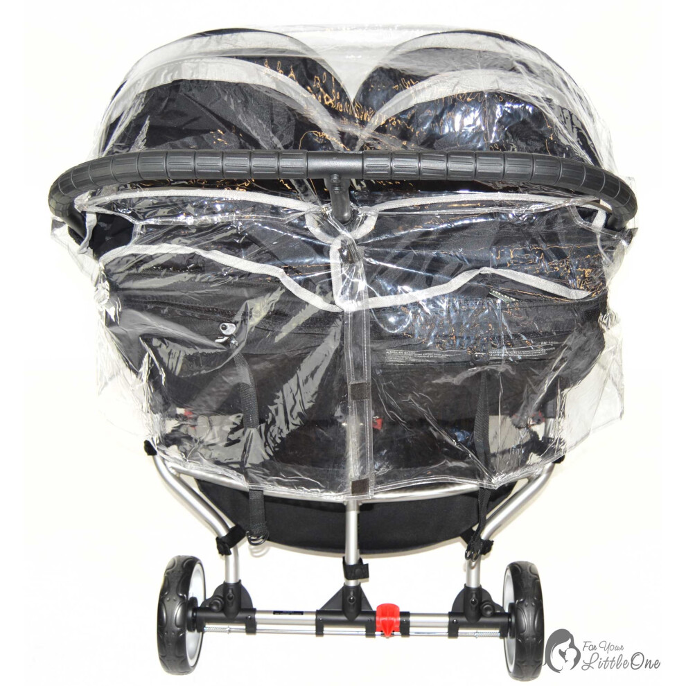 Britax b agile hot sale double rain cover