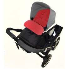Footmuff / Cosy Toes Compatible with Nuna Ivvi Pushchair Fire Red