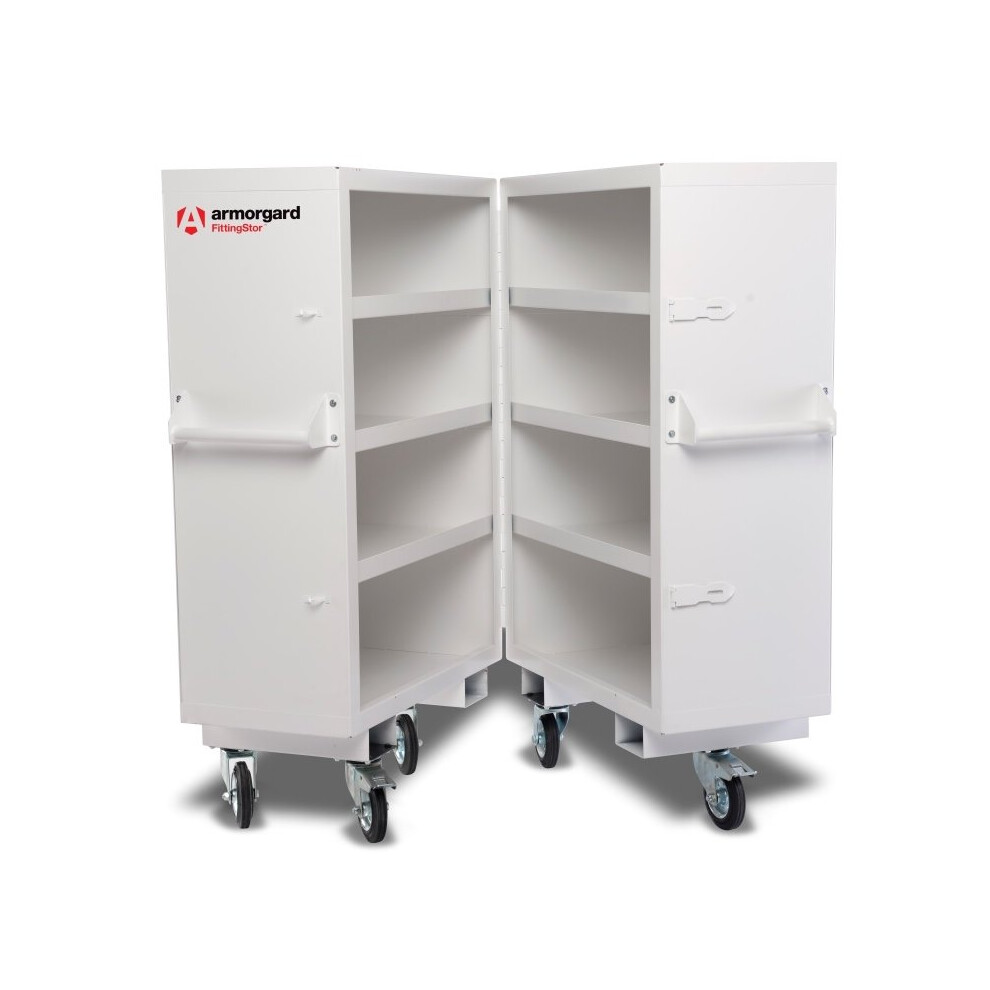 Armorgard Fittingstor Mobile Pipe Fittings Secure Storage Folding Cabinet 960X985x1375mm 5060452081670