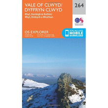 OS Explorer Map (264) Vale of Clwyd, Rhyl, Denbigh and Ruthin