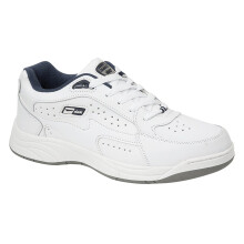 (11 UK) Dek Mens Orleans Wide Trainers Lace White