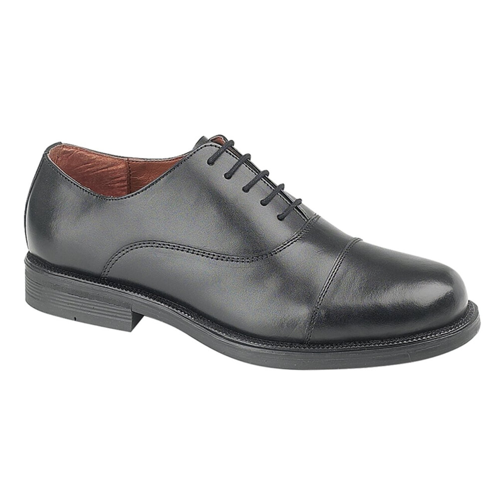 (14 UK) Scimitar Mens Oxford Cadet Shoe Black