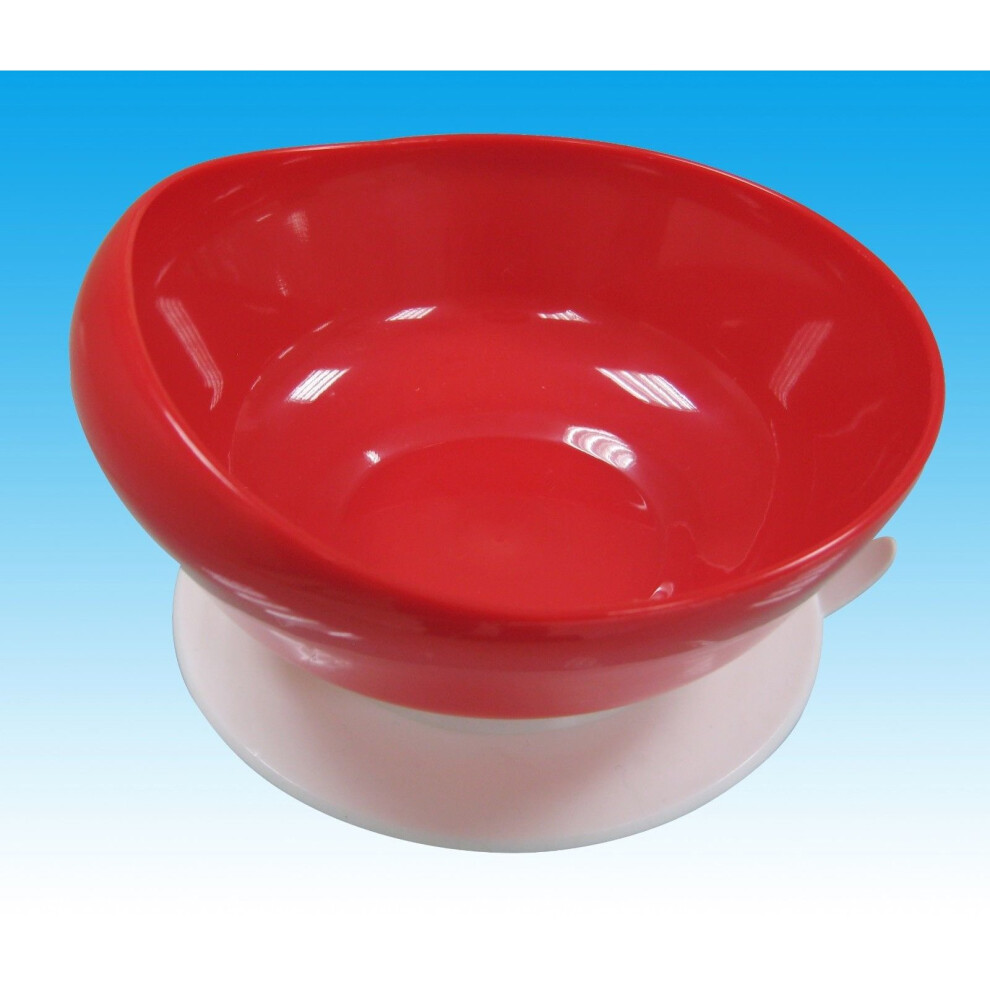 Shine International White (White) Scoop Bowl - Shaped Bowl To Aid Independent Dining.