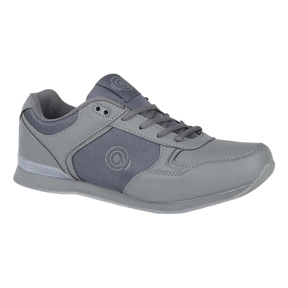 (9 UK) Dek Unisex Adults Jack Bowls Lace Trainer Grey