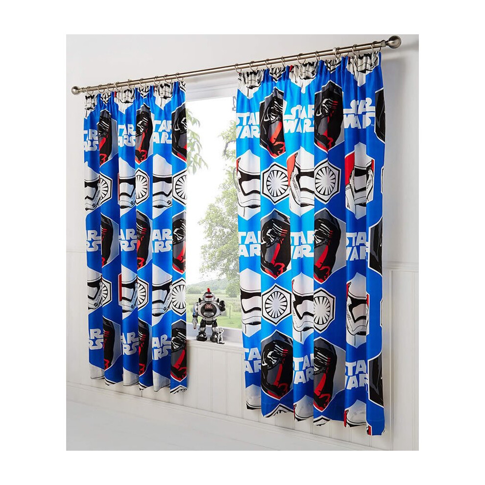 Star Wars Force Awakens Curtains - 66 x 54" | Kids' Star Wars Curtains