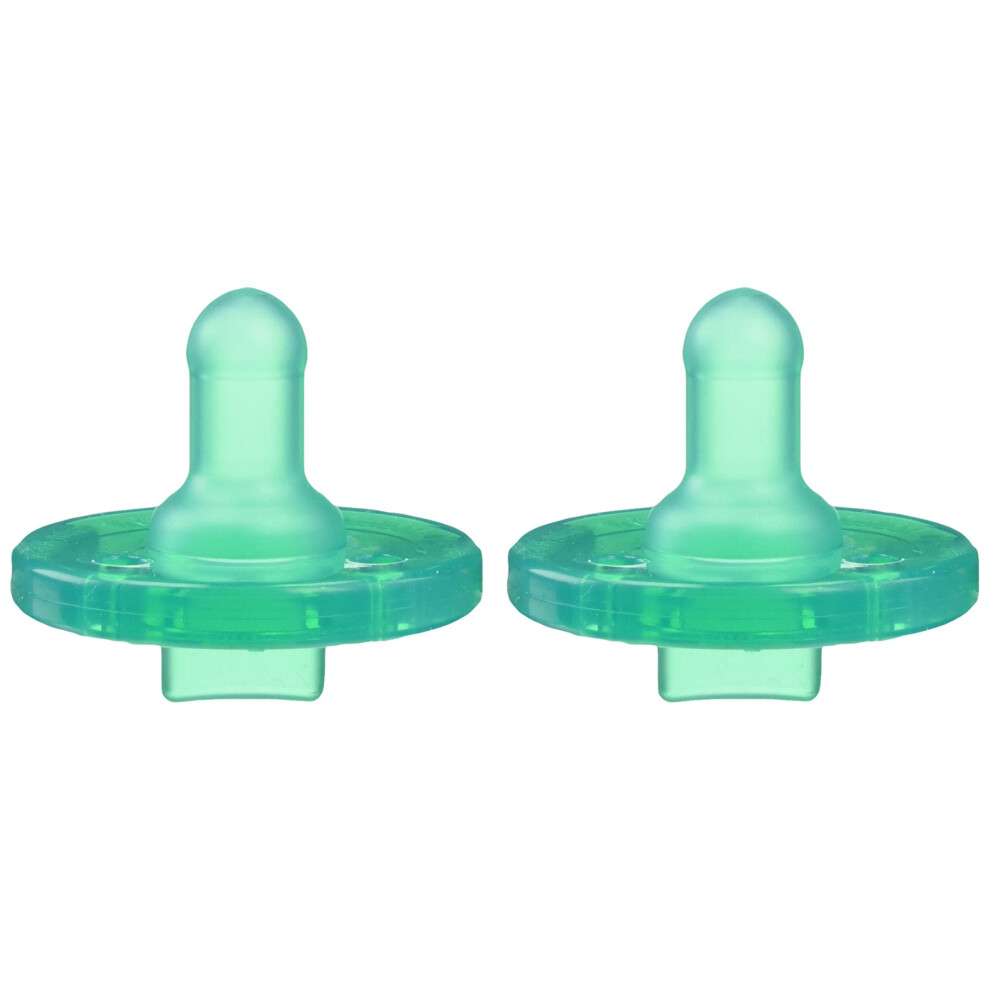 Philips 2 Pack AVENT Soothie Pacifier, Green, 3 Months and above (3M+)