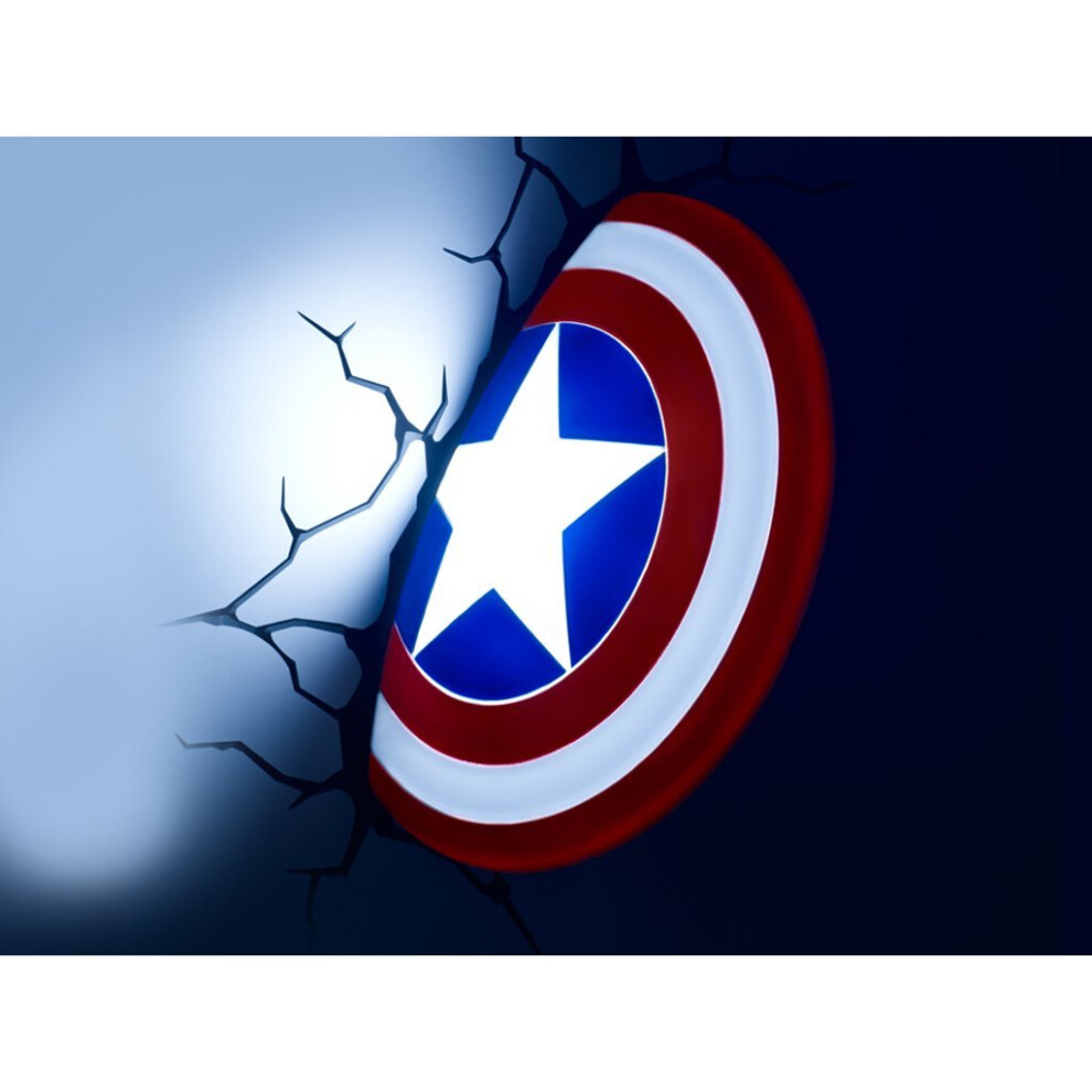 Marvel "Captain America" Shield 3D LED Light