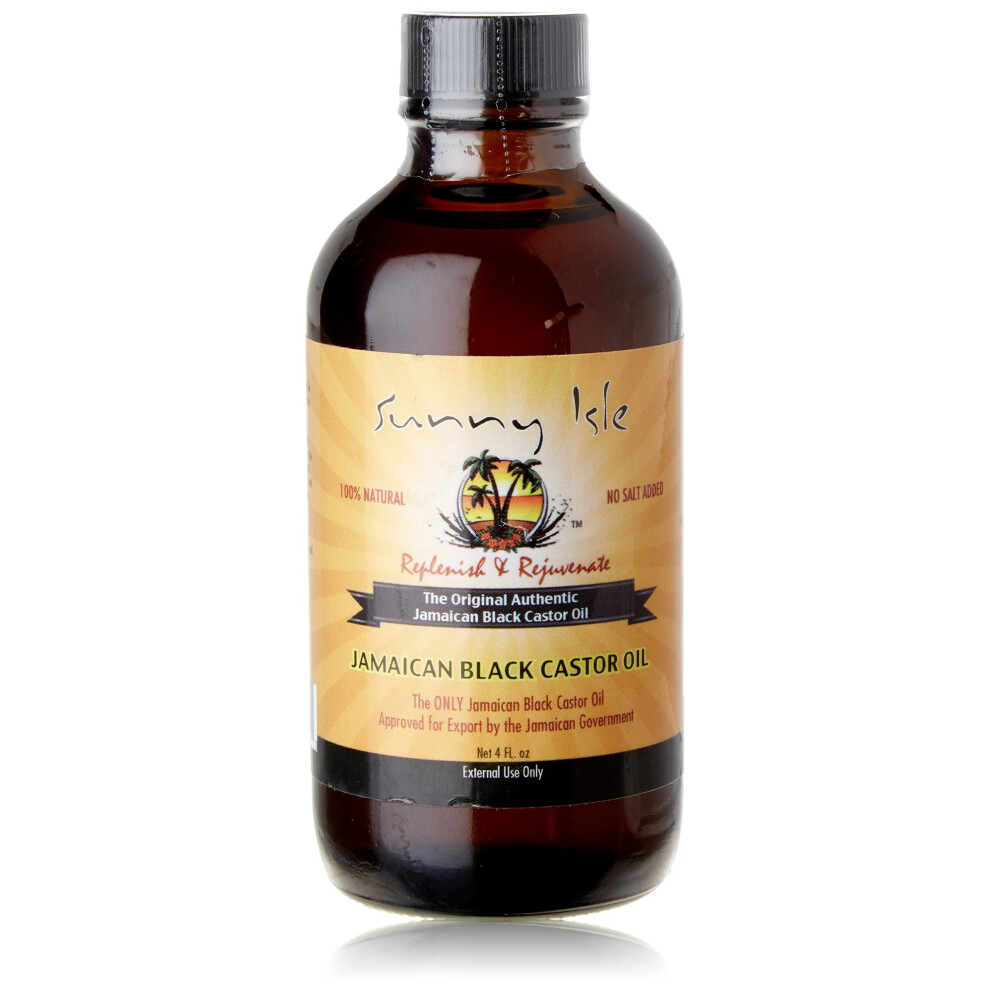 Sunny Isle Black Jamaican Castor Oil 4 Oz