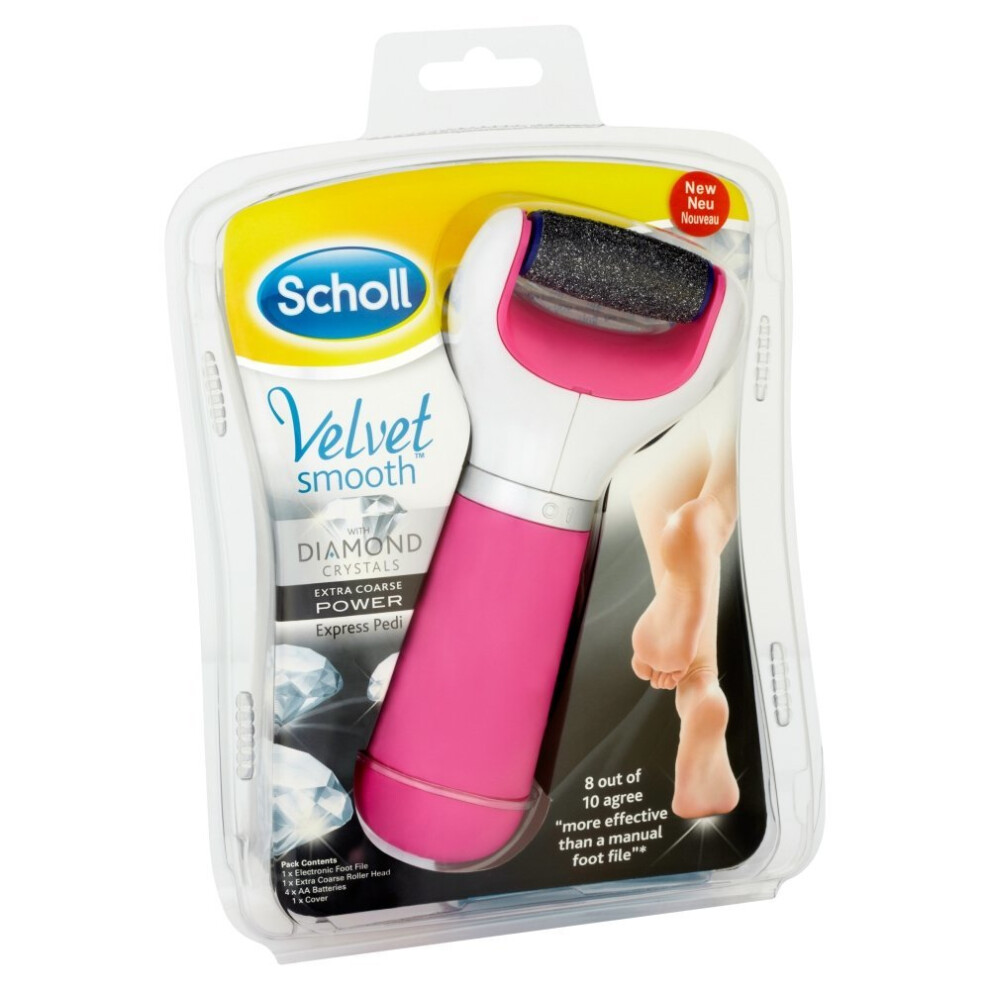 Scholl Velvet Smooth Diamond Pedi Extra Coarse Electric Hard Skin Remover