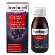 Sambucol Black Elderberry Extra Defence 120ml liquid