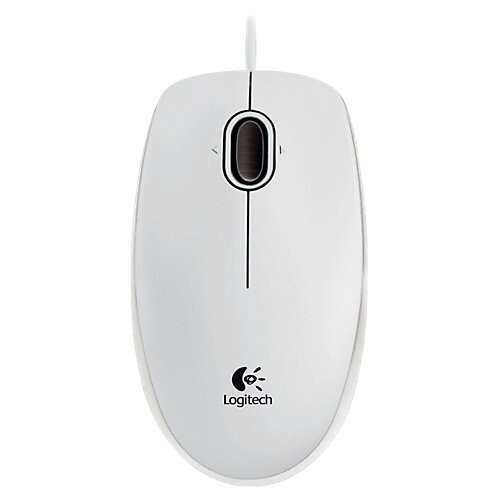 Logitech Logitech B100 Optical Mouse - White