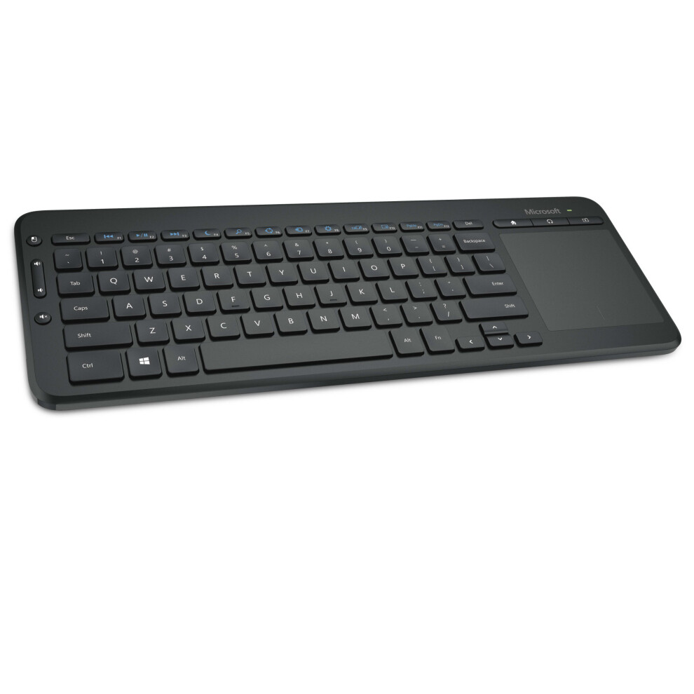 Microsoft All-in-One Media Keyboard with Integrated Track Pad - Monotone