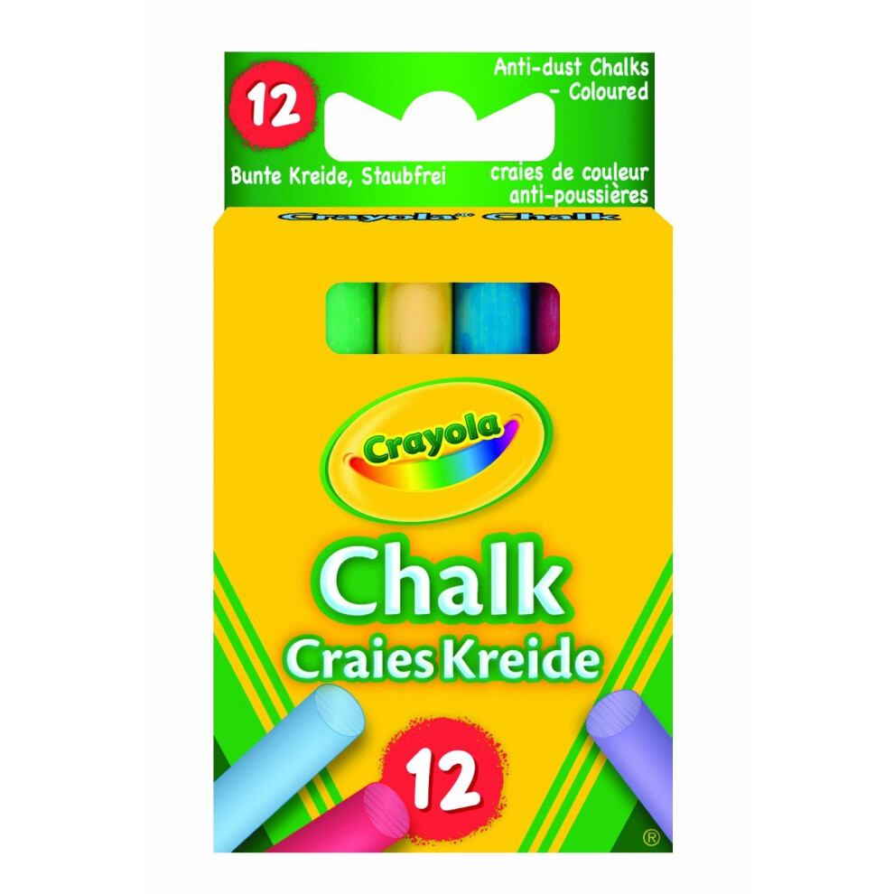 Crayola - Anti Dust Assorted Chalk