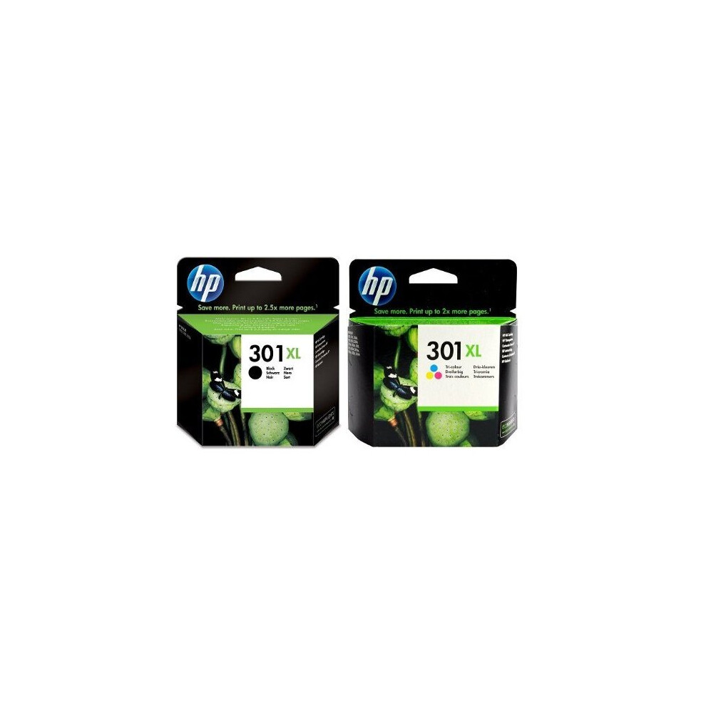 HP No.301XL Combo Ink Cartridge Combo Pack - Black/Tricolour