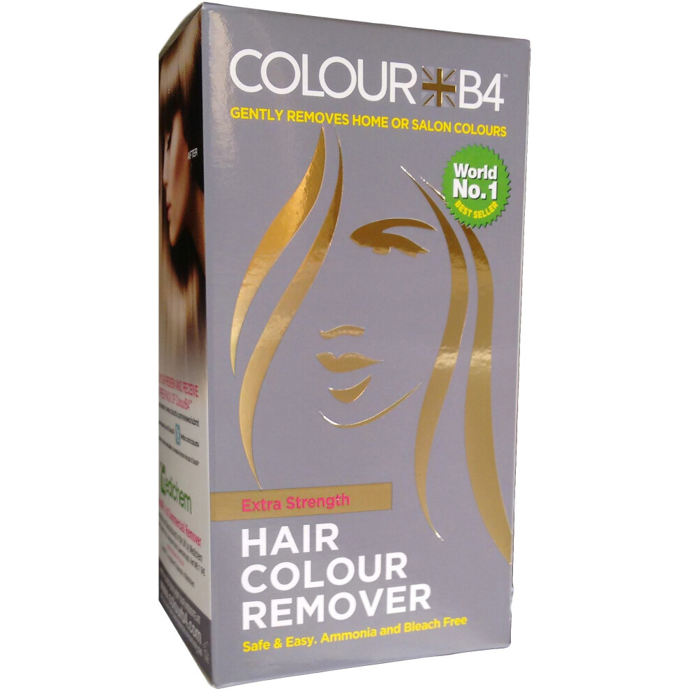 Colour B4 Hair Colour Remover Extra Strength for Darker Hair Colours