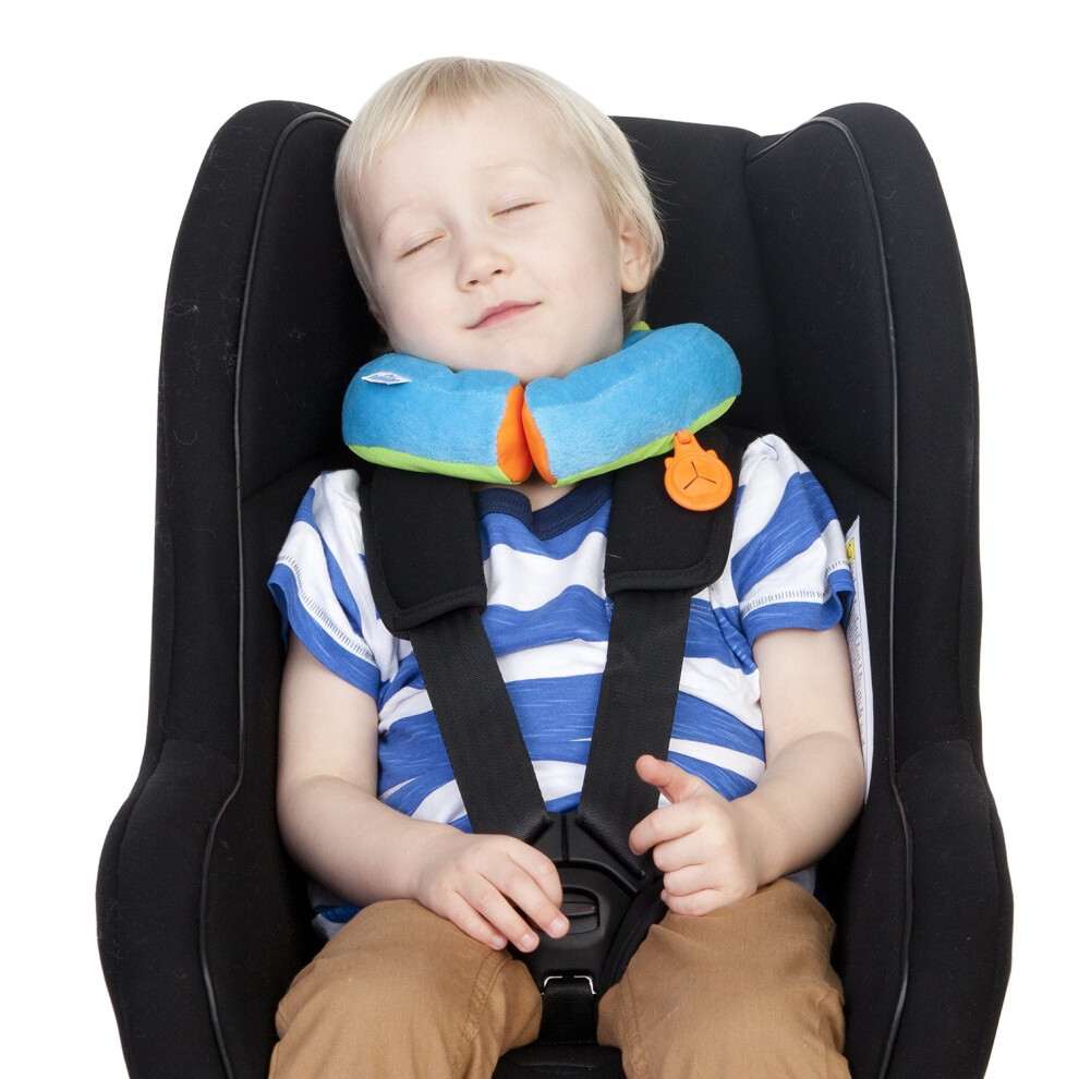 Trunki Yondi Travel Sleep Support Pillow - Bert SMALL (Blue)